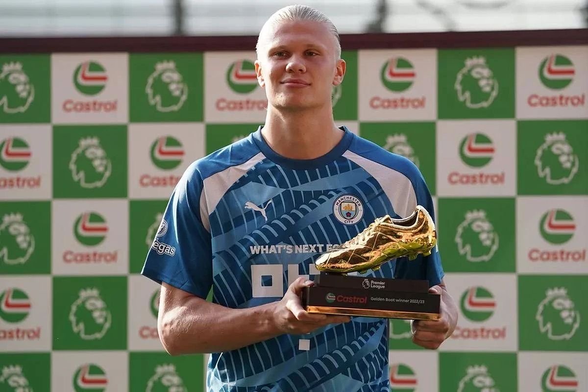 Erling Haaland giành chiếc giày vàng Premier League