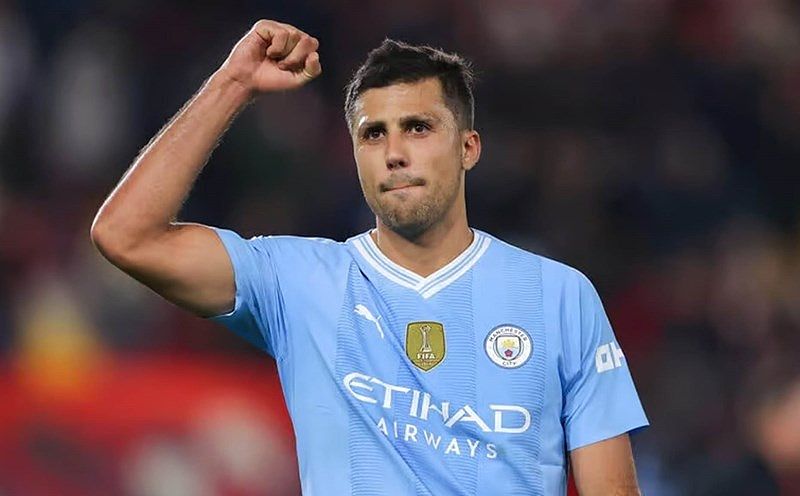 Rodri trong màu áo Manchester City