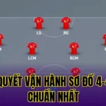 Bí Quyết Vận Hành Sơ Đồ 4-4-2 Chuẩn Nhất