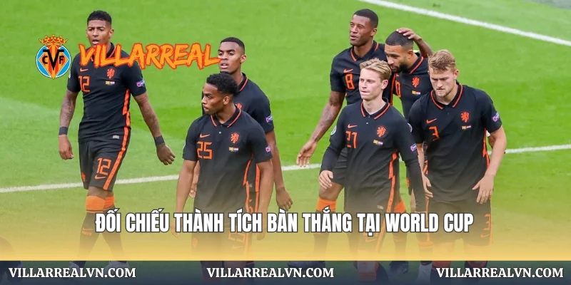 Đối chiếu thành tích bàn thắng tại World Cup