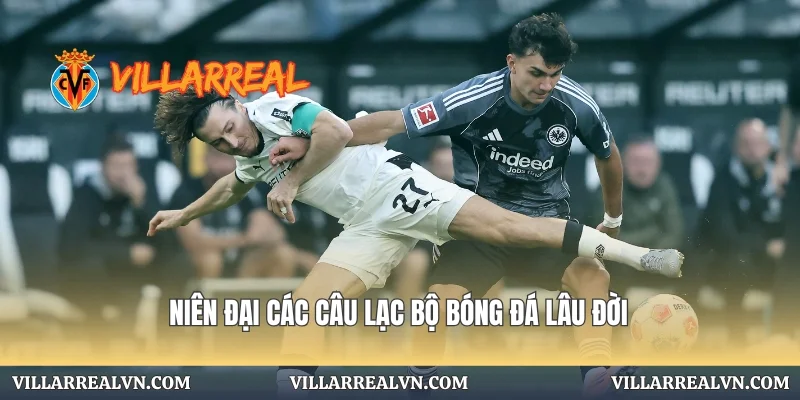 Niên đại các câu lạc bộ bóng đá lâu đời
