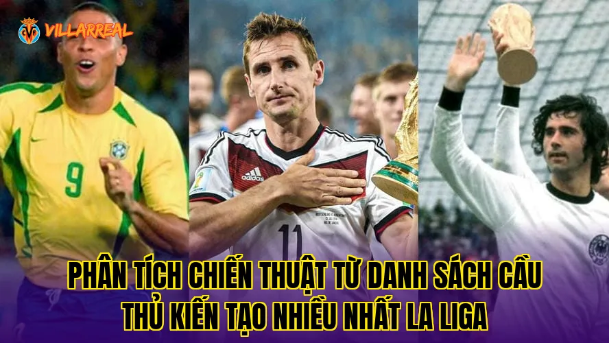 Phân tích chiến thuật từ danh sách cầu thủ kiến tạo nhiều nhất La Liga