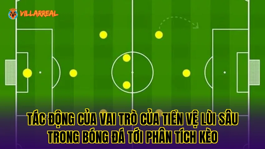 Tác động của vai trò của tiền vệ lùi sâu trong bóng đá tới phân tích kèo