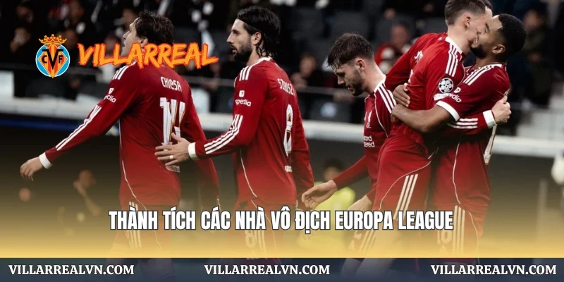 Thành tích đội vô địch Europa League nhiều nhất
